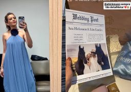 Ex-cunhada de Ana Hickmann e madrinha do casamento, Giovana Oliveira mostra <i>look</i> e se declara à apresentadora
