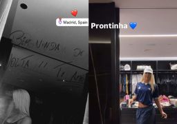 De volta a Madri, Virginia Fonseca ganha declaração e exibe <i>look</i> para acompanhar jogo de Vini Jr.