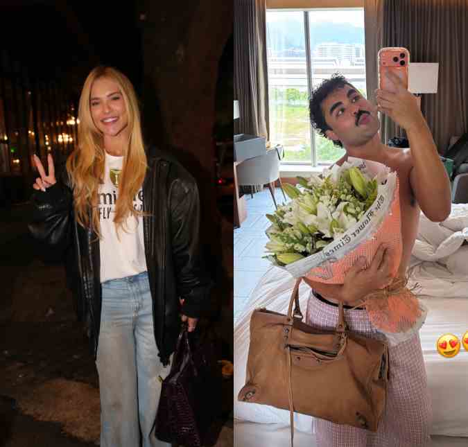 Virginia Fonseca presenteia Lucas Guedez com bolsa de luxo avaliada em mais de 20 mil reais