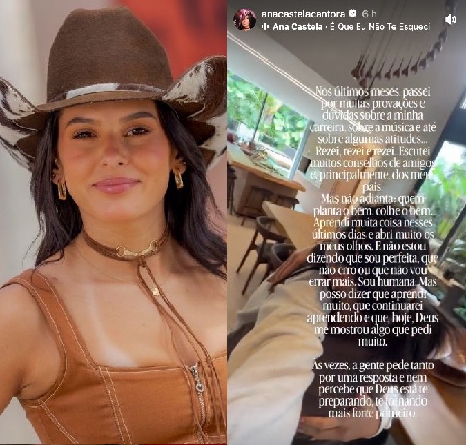 Ana Castela se emociona com indicação ao <i>Grammy Latino 2026</i> e desabafa: <i>Passei por muitas provações</i>