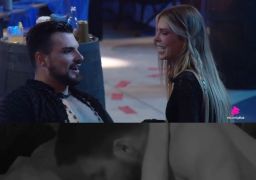 Casal formado! Ana Bruna e Renê trocam beijos durante a madrugada em <i>A Fazenda 18</i>