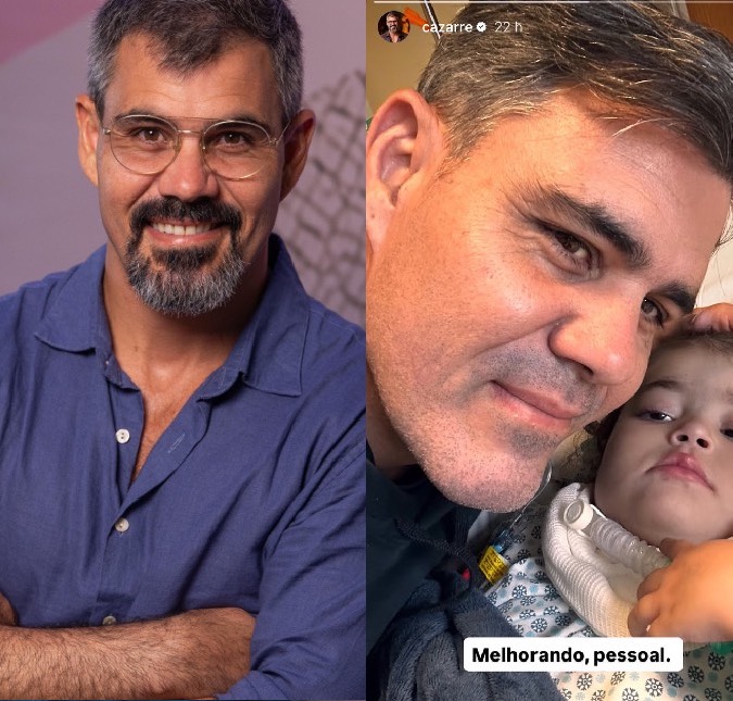Juliano Cazarré dá atualizações sobre o estado de saúde da filha: <i>Melhorando</i>