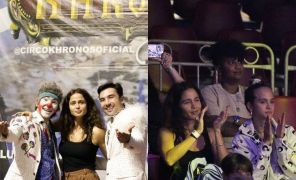 Nanda Costta curte circo no Rio de Janeiro com as filhas e a namorada, Emilie Rey. Veja quem mais acompanhou o espetáculo