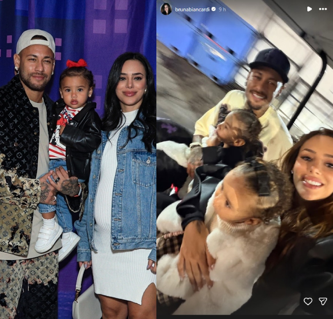 Com <i>look</i> de 345 mil reais, Neymar Jr. curte noite de circo ao lado de Bruna Biancardi