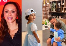 Bruna Biancardi encanta ao mostrar Mavie de Cinderela e Mel no colo de Neymar Jr