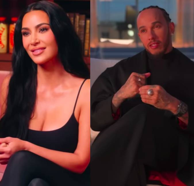 Kim Kardashian compartilha registros românticos com Lewis Hamilton em viagem a Paris