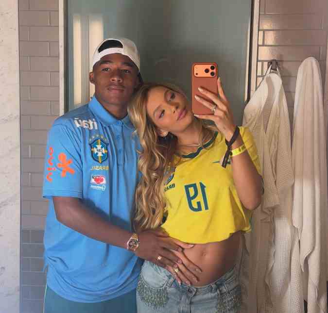 Muito amor! Confira os momentos mais fofos entre Endrick e Gabriely Miranda
