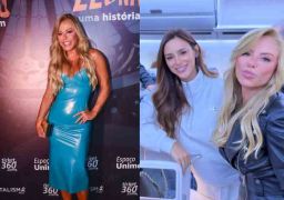 Poliana Rocha registra encontro com Bruna Biancardi durante voo para Paris: <i>Encantada com você</i>