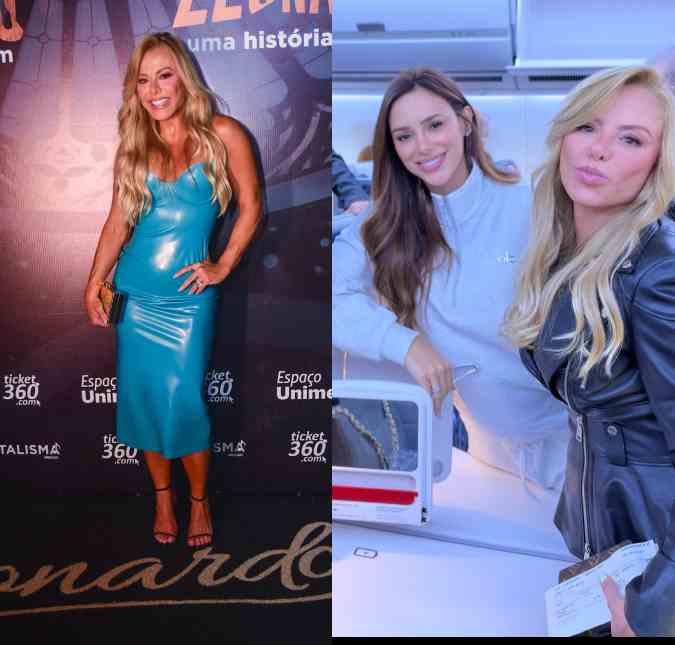 Poliana Rocha regista encontro com Bruna Biancardi durante voo para Paris: <i>Encantada com você</i>
