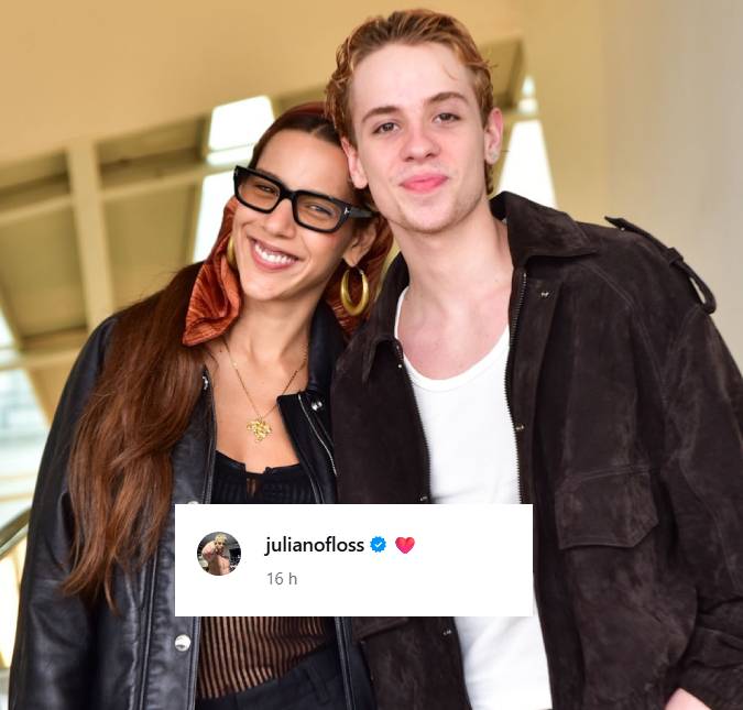 Juliano Floss interage com Marina Sena pela primeira vez nas redes sociais após fim do namoro