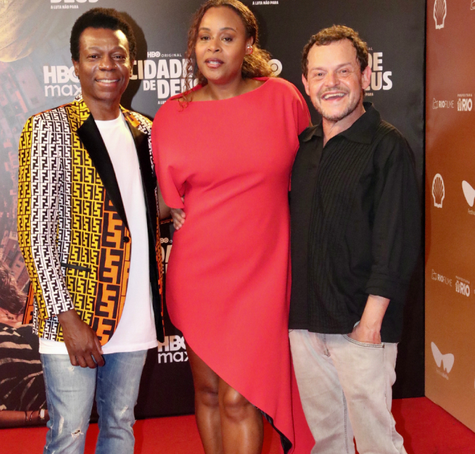 Estrelas de <i>Cidade de Deus</i>, Alexandre Rodrigues, Roberta Rodrigues e Matheus Nachtergaele se encontram no <i>Festival do Rio</i>