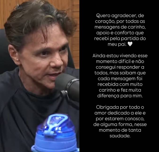 Única filha de Netinho lamenta morte do cantor e agradece mensagens de apoio: <i>Momento de tanta saudade</i>