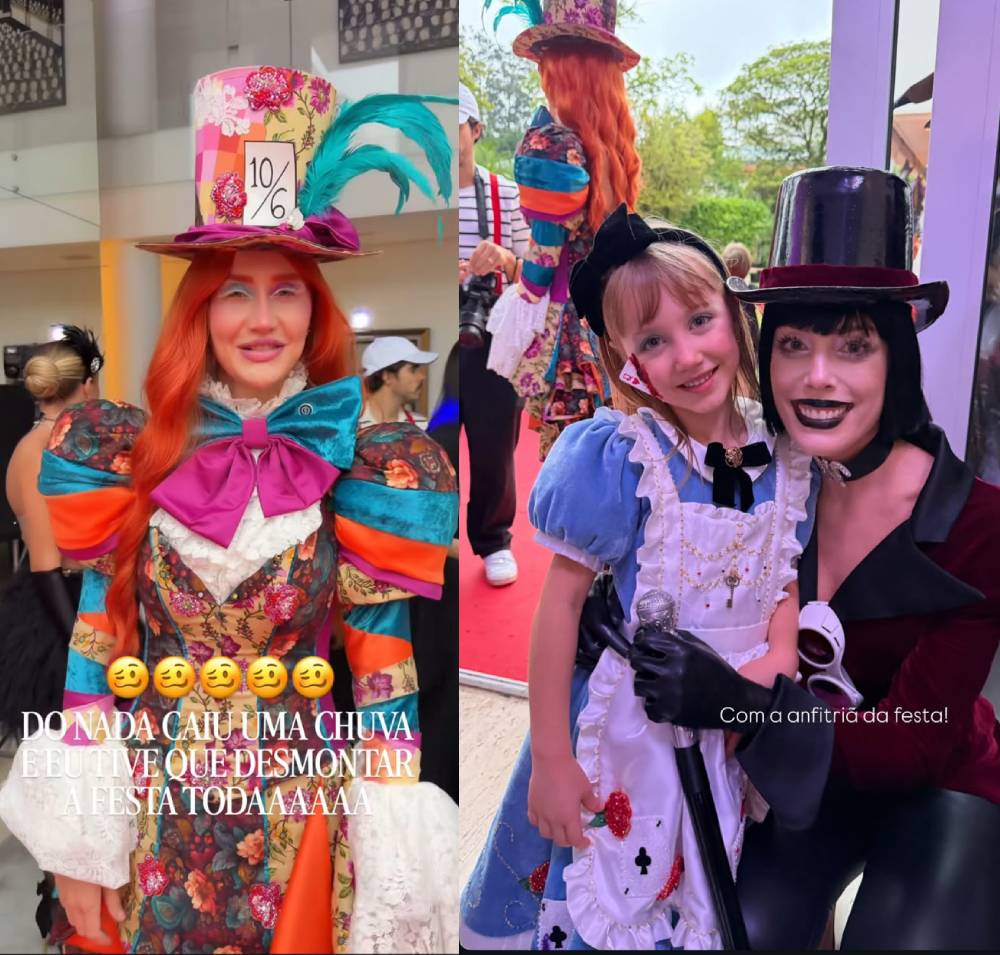 Perrengue chique, oficina de decoração, pista de dança... Veja tudo que rolou na festa de <i>Halloween</i> da Vicky Justus